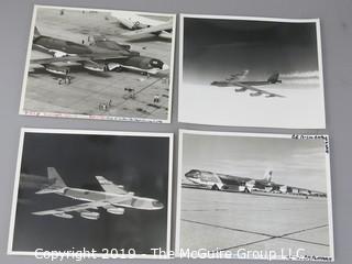 Collection of 8 x 10" B&W Photos of U.S. Military Aircraft including the B-52 