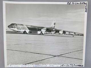 Collection of 8 x 10" B&W Photos of U.S. Military Aircraft including the B-52 