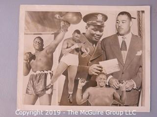 Collection of Photos and Articles about Boxer "Big Boy Brown", cousin of Joe Lewis