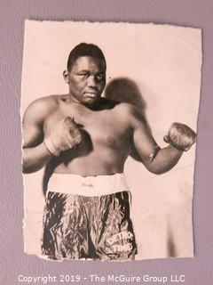 Collection of Photos and Articles about Boxer "Big Boy Brown", cousin of Joe Lewis