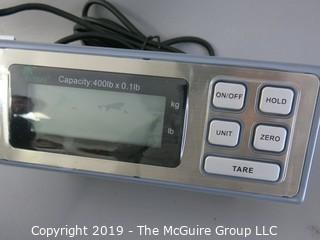 NIB Digital Scale; Capacity 400 pounds 