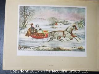 Currier and Ives Book: 192 plates 