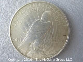 1922 Peace Silver Dollar