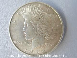 1922 Peace Silver Dollar