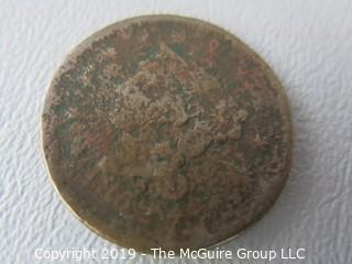 (3) Large U.S. Cents: 1854, 1829 and 1862