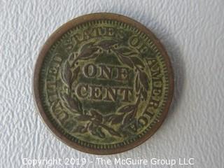 (3) Large U.S. Cents: 1854, 1829 and 1862