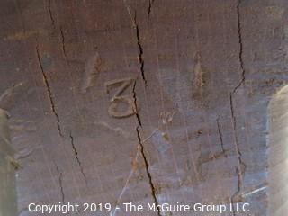 Wooden Smoothing Plane; marked "3" and "SCIOTO WORKS", steel marked as well. 