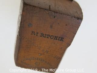 English Scoop Plane; marked A. Mathieson & Son; Glasgow and Edinburgh