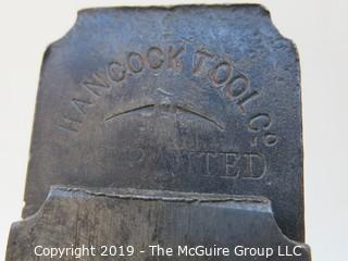 Molding Plane, marked "III"; steel marked Hancock Tool Co. ; 