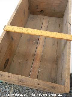 Wooden Crate marked: "McKinney Hinges and Butts" 