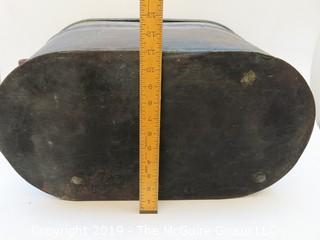 Double Handled Oval Copper Tub; needs re-soldering of bottom side seam