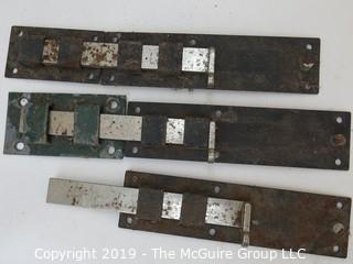 Reclaimed door hinges