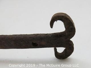 Hand Forged Iron Hearth Hooks