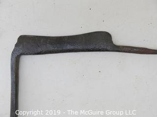 Hand Wrought Early Iron Scraping Tool 