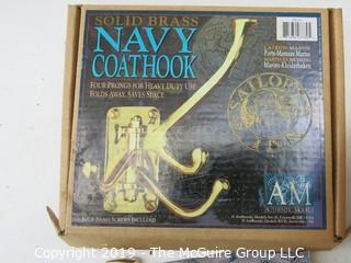 Collection: including NIB Navy Coathook, display case, copper sheeting