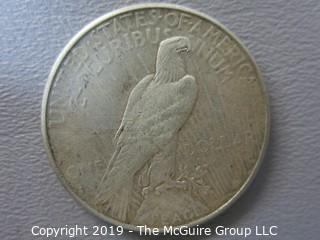 1926 Peace Silver Dollar