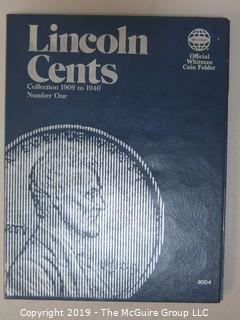 Whitman Folder: Lincoln Cents, 1909 -1940; includes 1909 VDB