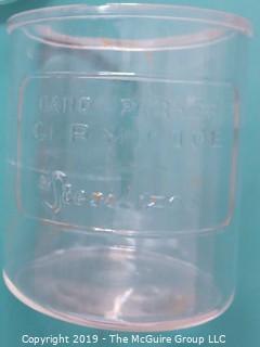 1930's Physicians Sterilizing Glass Jar with Lid; "Bard-Parker Germicide"Glass 