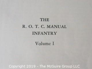 R.O.T.C. Textbooks;  Vol. I and II; 1940