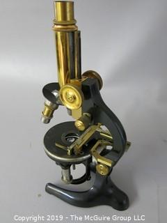 1920's Physician's Ocular Microscope with Original Case; marked W. & W. Seibert; Germany