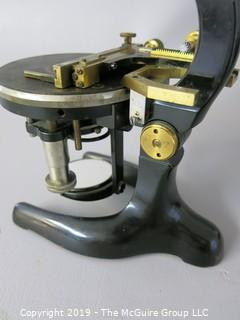 1920's Physician's Ocular Microscope with Original Case; marked W. & W. Seibert; Germany