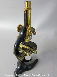 1920's Physician's Ocular Microscope with Original Case; marked W. & W. Seibert; Germany