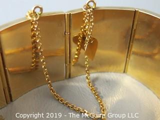 18k Yellow Gold Ladies Bracelet; 69g