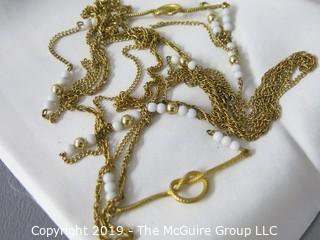 Collection of Costume Jewelry including Necklaces and Earrings 