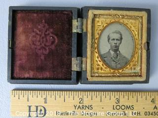 Male daguerreotype in Thermoplastic Case