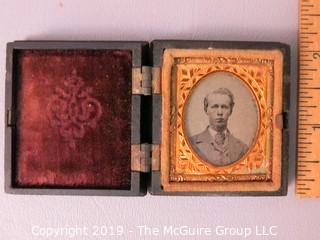 Male daguerreotype in Thermoplastic Case