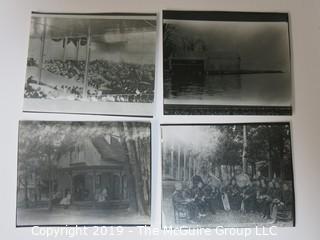 Collection of later 19th c B&W photos of Chatauqua