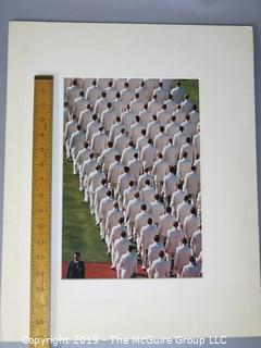 Large Mounted Color Photo of German Men's Olympic Team at Opening Ceremonies of 1964 Olympics, 1964