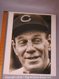 Large Format Photo; B&W; of Leo Durocher, Manager, Chicago Cubs 