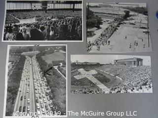 Large Format B&W Photos of the Billy Graham Crusade, Chicago