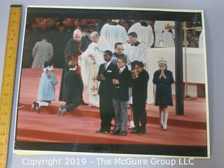 Large Format Color Photos of Papal Visit to U.S.; photos by John Bryson