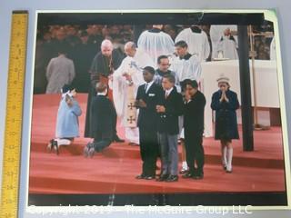 Large Format Color Photos of Papal Visit to U.S.; photos by John Bryson