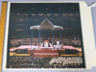 Large Format Color Photos of Papal Visit to U.S.; photos by John Bryson