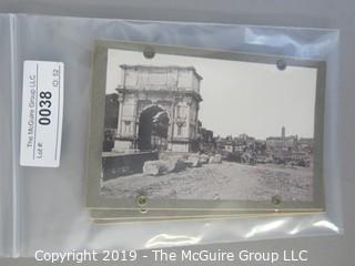 (4) 1901 Photo Cards; Rome and Vatican