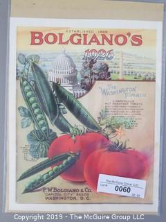 Ephemera; Bolgiano's Washington Tomato; 1926