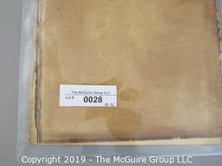 Facsimile # 517/1000 of subscription list for Shakespeare's Comedies, Histories and Tragedies; published by Henry Frowde, Publisher to the University of Oxford 