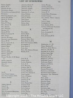 Facsimile # 517/1000 of subscription list for Shakespeare's Comedies, Histories and Tragedies; published by Henry Frowde, Publisher to the University of Oxford 