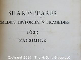 Facsimile # 517/1000 of subscription list for Shakespeare's Comedies, Histories and Tragedies; published by Henry Frowde, Publisher to the University of Oxford 