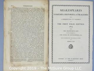 Facsimile # 517/1000 of subscription list for Shakespeare's Comedies, Histories and Tragedies; published by Henry Frowde, Publisher to the University of Oxford 