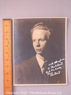 Male studio portrait; inscribed "The Brat"