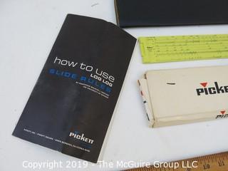 Pickett Slide Rule with instructions and original box