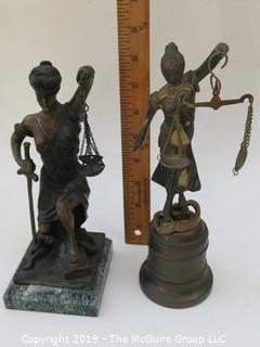 (2) desktop "Scales of Justice" 