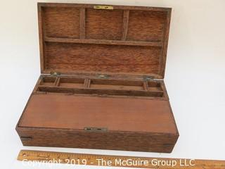 Vintage Wooden Writing Box