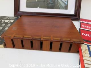 Collection including framed photo of Cape Cod Porch View