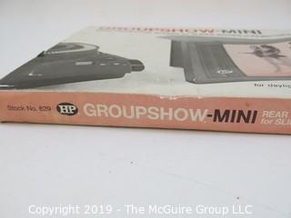 "Groupshow-Mini" Rear Projection Screen; in original box