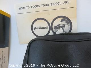 Bushnell Custom Compact Binoculars; 7 x 26; 7 degrees; with case (zipper broken) and original box